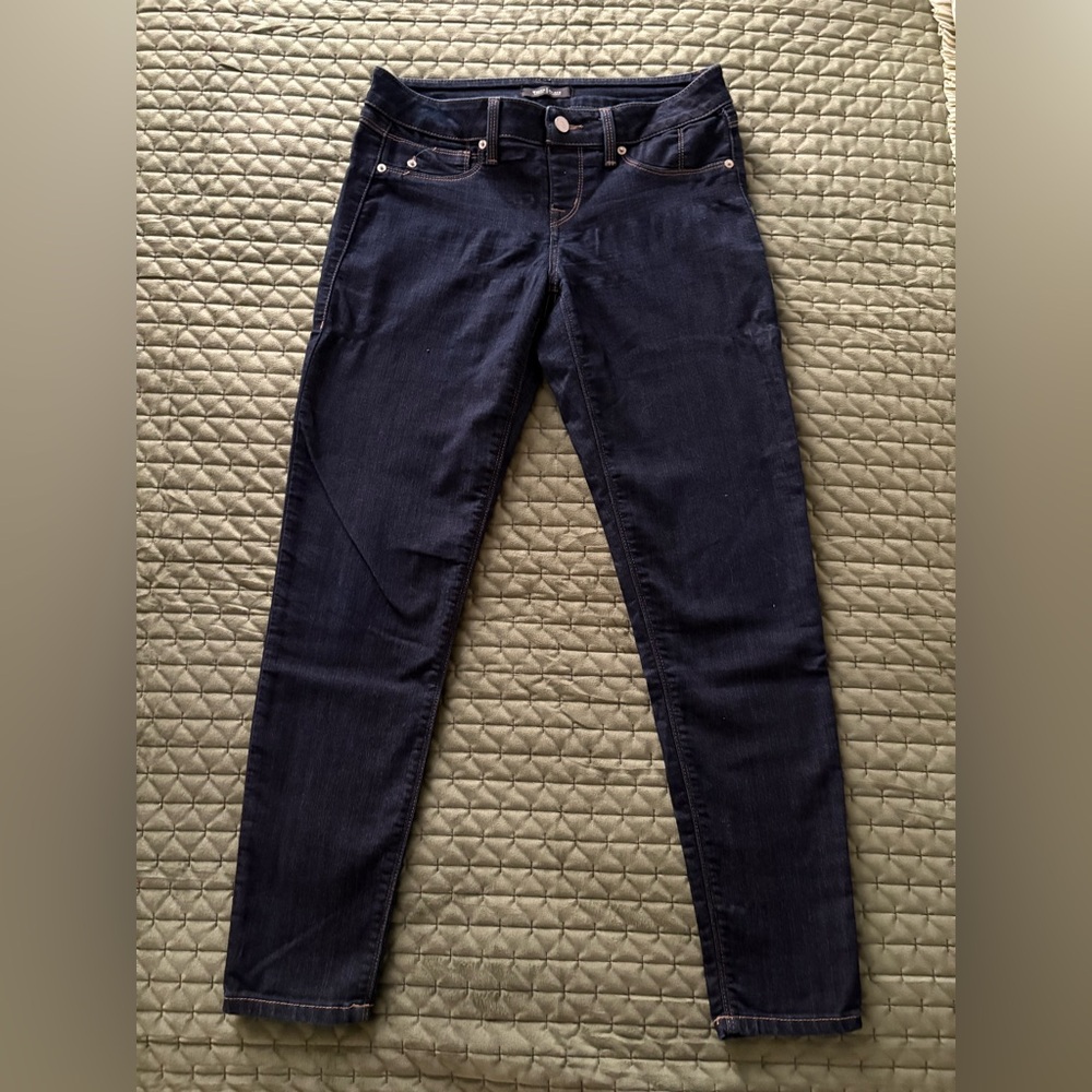 White House Black Market Dark Indigo Skinny Jeans